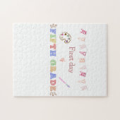 5年生シャツアートテーマの初日 ジグソーパズル (横)