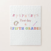 5年生シャツアートテーマの初日 ジグソーパズル (縦)