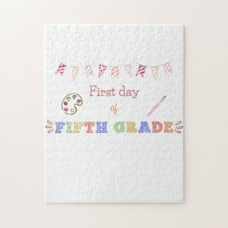 5年生シャツアートテーマの初日 ジグソーパズル