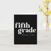 5年生ドリームチーム新学期学生Sch カード (黄色い花)