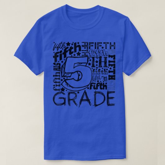 5年生ドードル新学期先生  Tシャツ (デザイン正面)