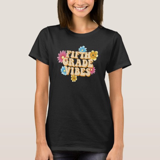 5年生ビーブス小学校先生学生学校 Tシャツ (正面)