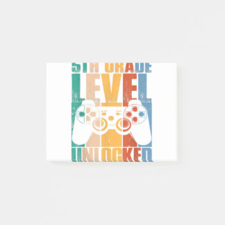 5年生レベル解除！新学期ゲームコントローラー ポストイット