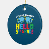 5年生先生ハロー5年生 セラミックオーナメント (左)