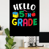 5年生先生ハロー5年生 ポスター (ホームオフィス)