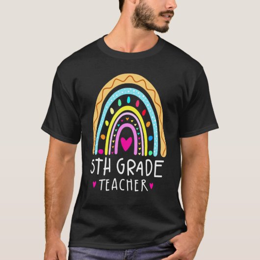 5年生先生ヒョウ虹の初日Sch Tシャツ (正面)