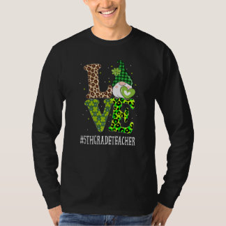 5年生先生ラブSt patricks day格言レオパ Tシャツ