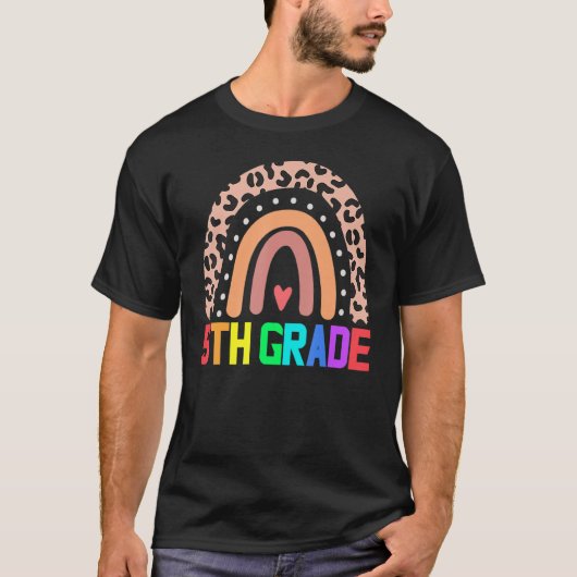 5年生先生レオパレインボー5年生テアック Tシャツ (正面)