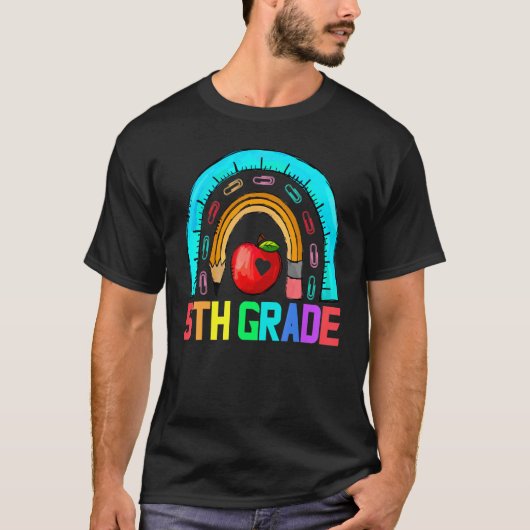 5年生先生レオパレインボー5年生テアック Tシャツ (正面)