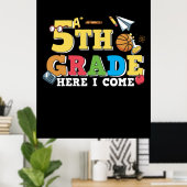 5年生先生5年生ここ来I ポスター (ホームオフィス)