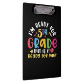 5年生先生5年生の準備ができている クリップボード (右)