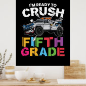 5年生先生5年生を粉砕する準備ができている ポスター (キッチン)