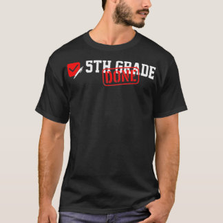 5年生最終学期の最終日終了5年生 Tシャツ