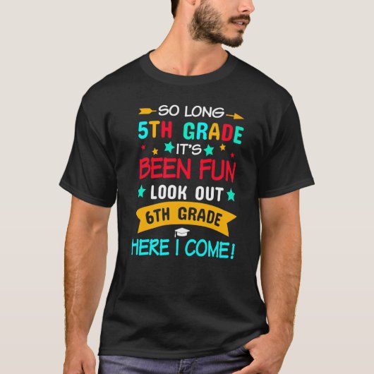 5年生6年生から卒業来ます Tシャツ (正面)