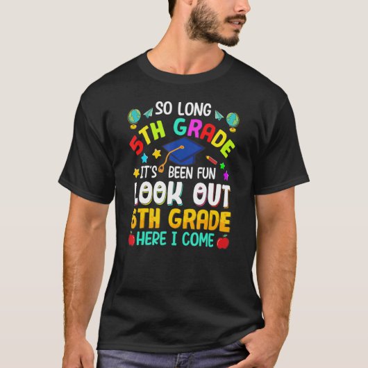 5年生6年生から卒業来ます Tシャツ (正面)