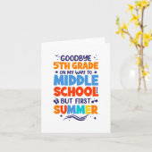 5年生 中学校への準備、でもまずは夏 カード (黄色い花)