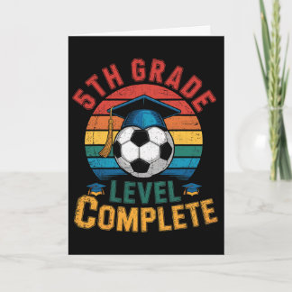 5年生 最終学年 サッカー少年少女 最終登校日 カード
