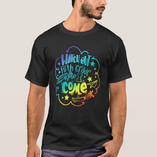 5年生I学校の来先生S Tシャツ (正面)
