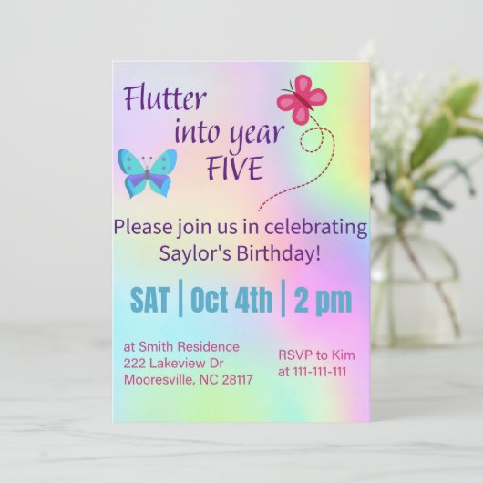 5年目にワクワク! 招待状 (スタンド正面)