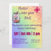 5年目に突入する 招待状 (正面/裏面)