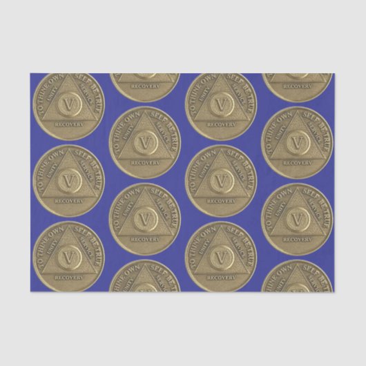 5年記念コイン 薄葉紙 (正面)