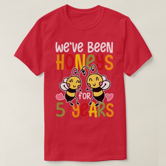 5年間の新婚旅行 Tシャツ (デザイン正面)
