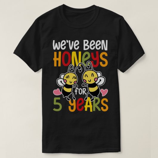 5年間の新婚旅行 Tシャツ (デザイン正面)