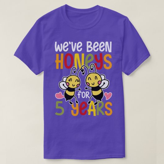 5年間の新婚旅行 Tシャツ (デザイン正面)