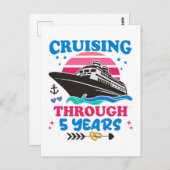 5年間の結婚生活をクルージング ポストカード (正面/裏面)