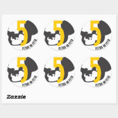 5年 ラウンドシール (シート)