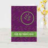 5年Addict Anniversary New Leafを回復 カード (黄色い花)