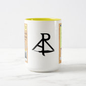 5微細な休暇のマグ ツートーンマグカップ (中央)