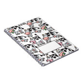 5微細な落書き牛ジャーナル ノートブック (右側)