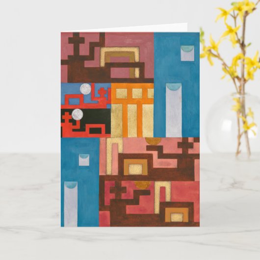 5拡張姿 | Sophie Taeuber-Arp | カード (黄色い花)