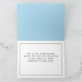 5文字の名前ハッピーバースデーカード カード (内部)