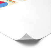 5文字ネームボードゲームアルファベットポスター ポスター (角)