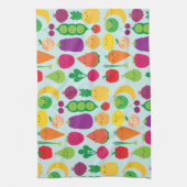 5日のフルーツ及び野菜 キッチンタオル (縦)