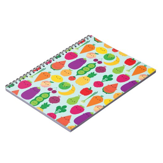 5日のフルーツ及び野菜 ノートブック (左側)