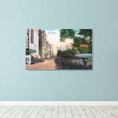 5日の観客席の外観 キャンバスプリント (インサイチュ (ウッドフロア))