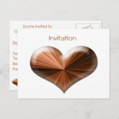 5日夫婦結婚記念日カード 案内ポストカード (正面/裏面)