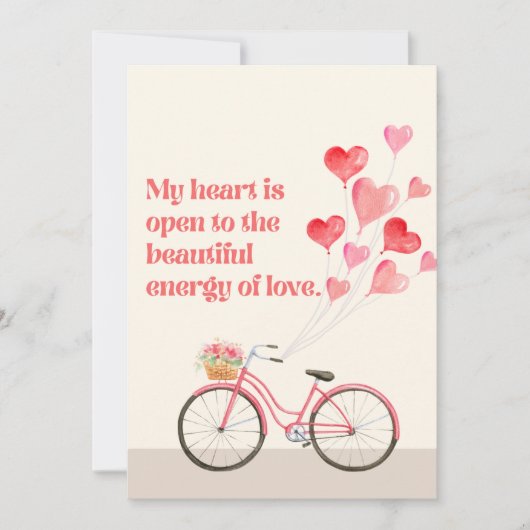 5日目の心のこもったマニフェスト愛の確認カード (正面)