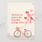 5日目の心のこもったマニフェスト愛の確認カード (正面/裏面)