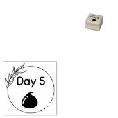 5日目カカオポッド ラバースタンプ (押印)