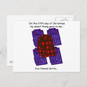 5日目レッドネッククリスマス シーズンポストカード (正面/裏面)