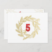 5日目。イエスの名前 |単語 |アドベントはがき ポストカード (正面/裏面)