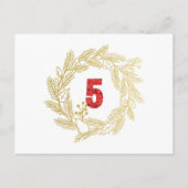 5日目。イエスの名前 |単語 |アドベントはがき ポストカード (正面)