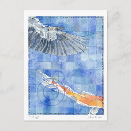 5日目(作成日7)はがき ポストカード (正面)