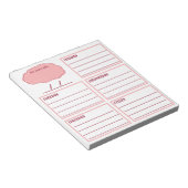 5日間のプランナー ノートパッド (アングル)