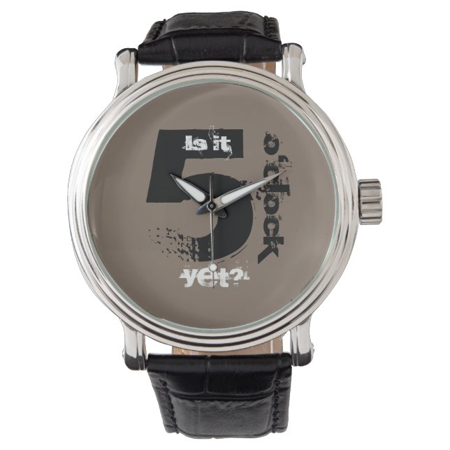 5時か？ 腕時計 (正面)