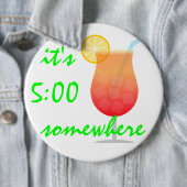 「5時くらいだ」のピン 缶バッジ (インサイチュ)